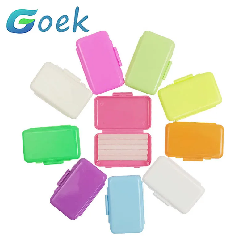 Teeth Whitening Gum - Bâtons d'avertissement orthodontiques dentaires, 10 boîtes,