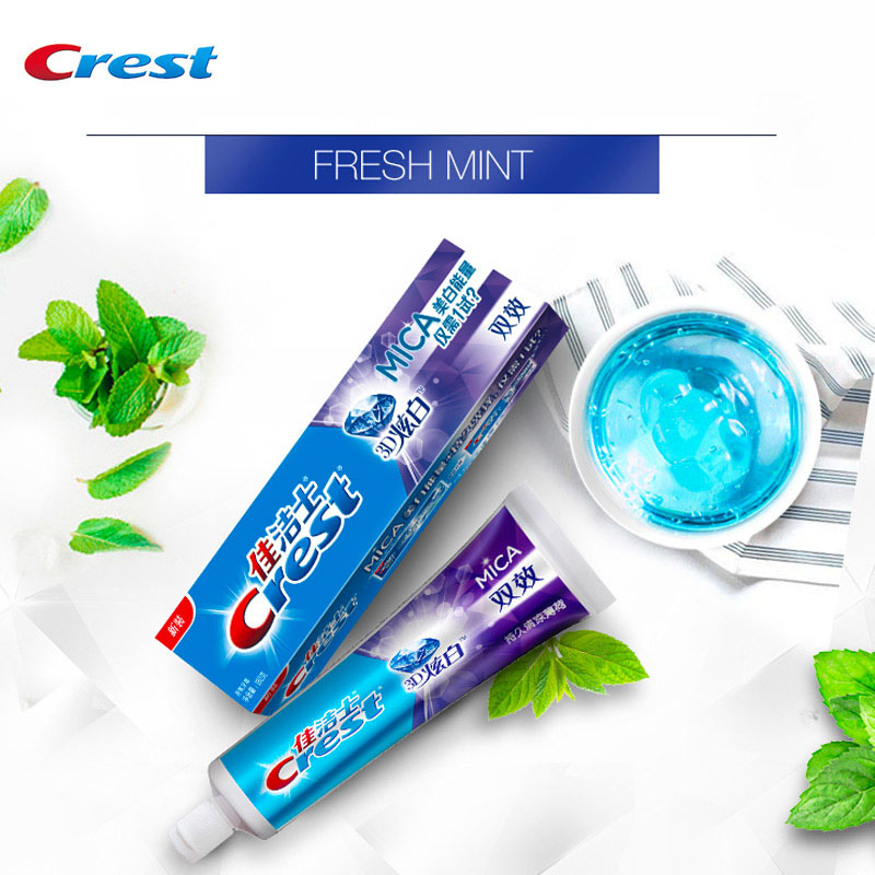 Teeth Whitening Crest - Crest 3D MICA dentifrice fluorure blanchiment