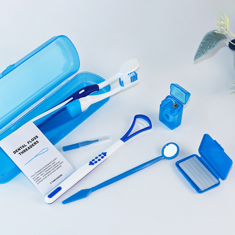 Teeth Whitening Brush - Kit de Soins Dentaires 8 Pièces/Ensemble
