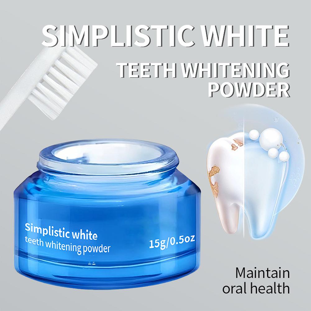 Teeth Whitening Powder - Poudre blanchissante simplifiée pour les dents