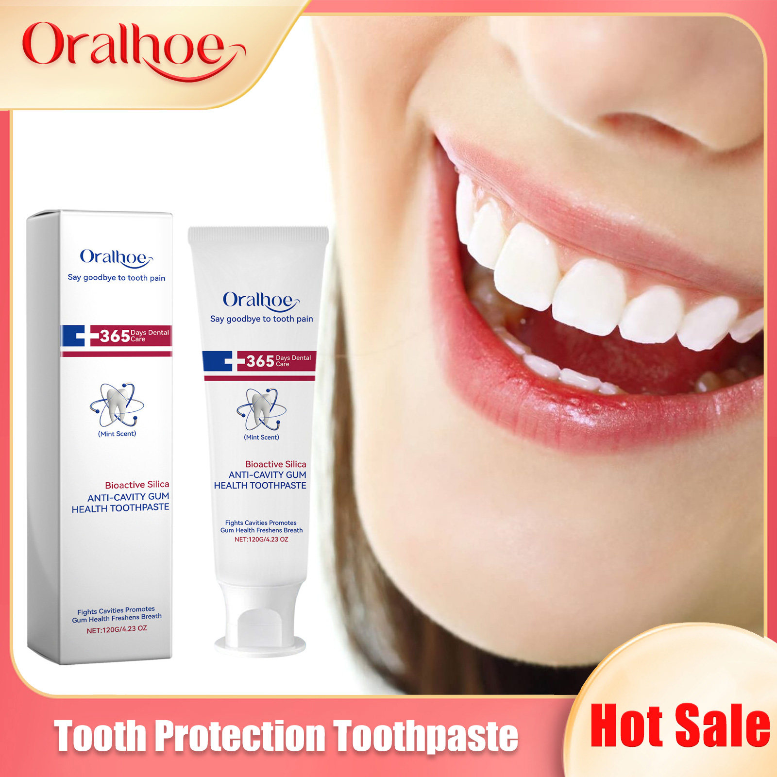 Teeth Whitening Crest - Dentifrice blanchissant probiotiques, dissolvant de pierre