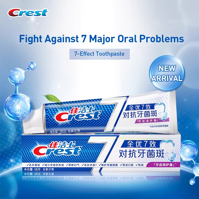 Teeth Whitening Crest - Crest 7 Effets Dentifrice Blanchissant les