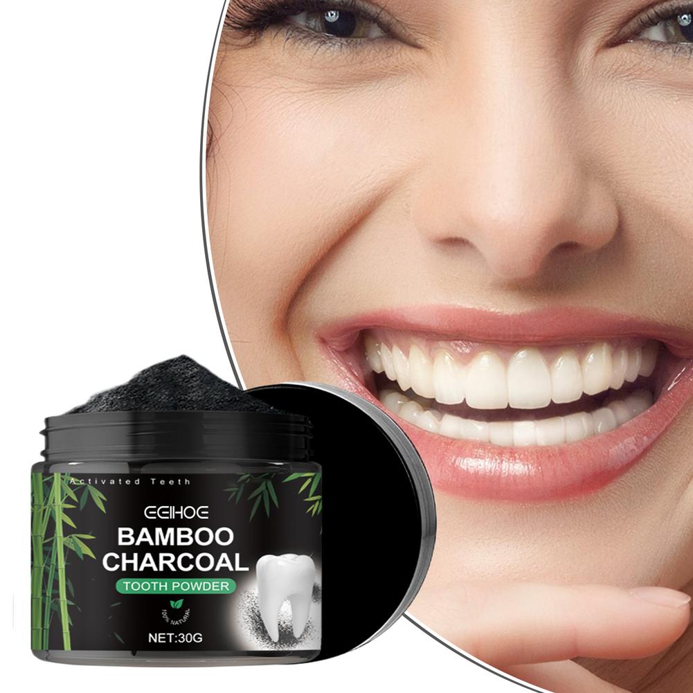 Teeth Whitening Charcoal - Poudre blanchissante pour les dents, poudre