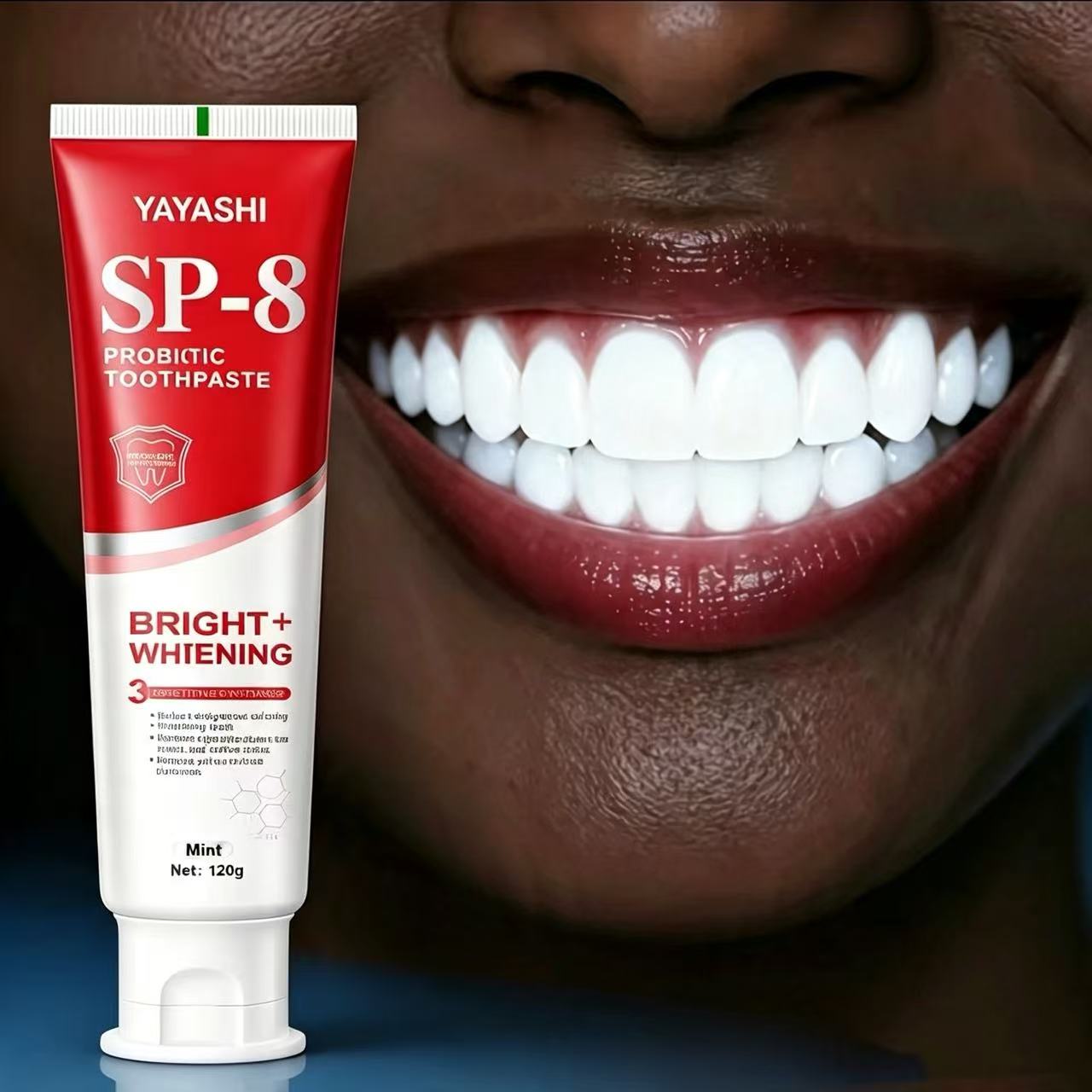 Teeth Whitening Toothpaste - YAYASHI SP-8 Probiotique pour blanchir et