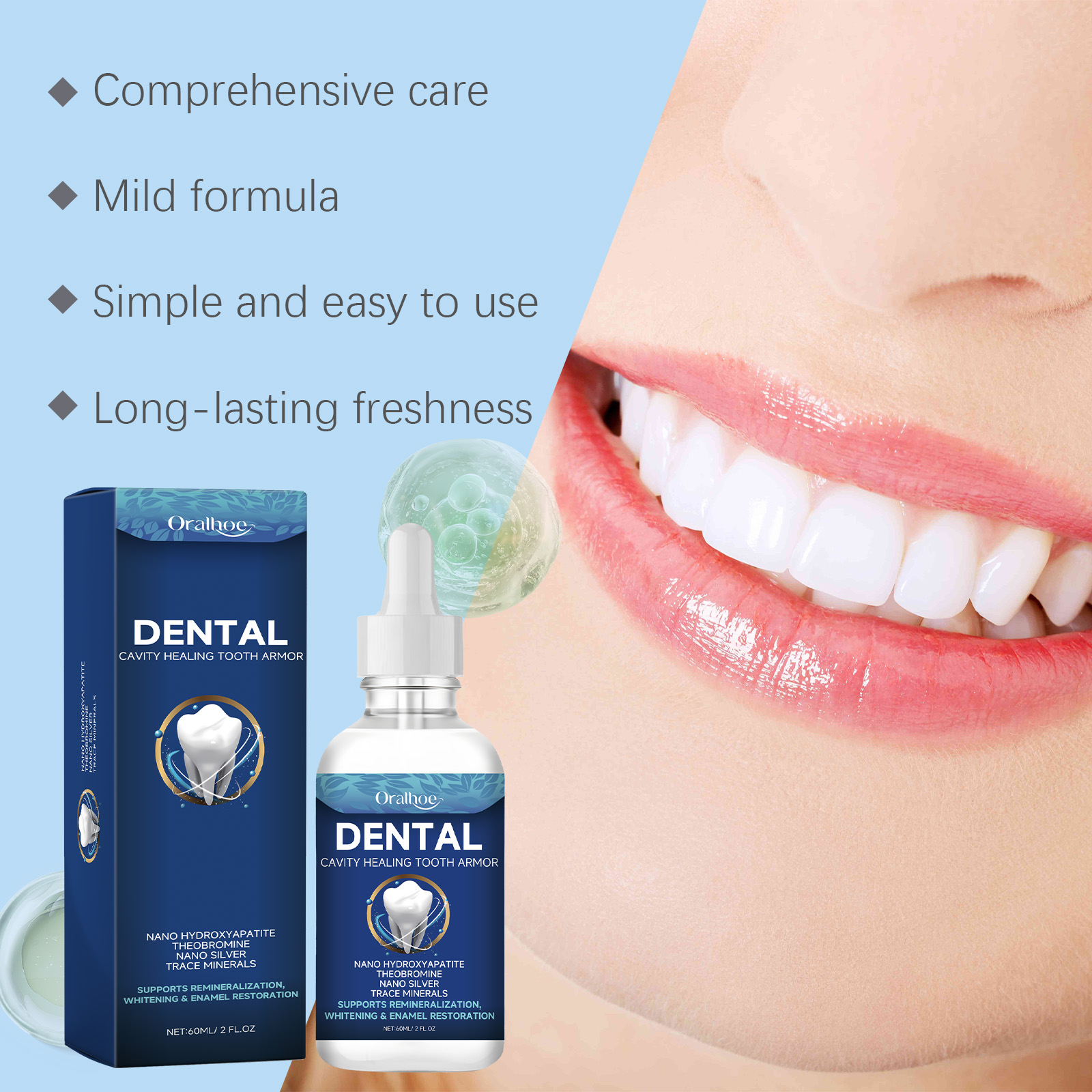 Sérum Liquide Blanchissant pou - Teeth Whitening Gum avis et prix