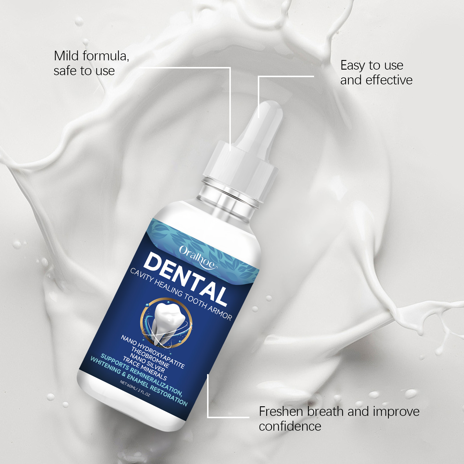 Sérum Liquide Blanchissant pou - Teeth Whitening Gum avis et prix