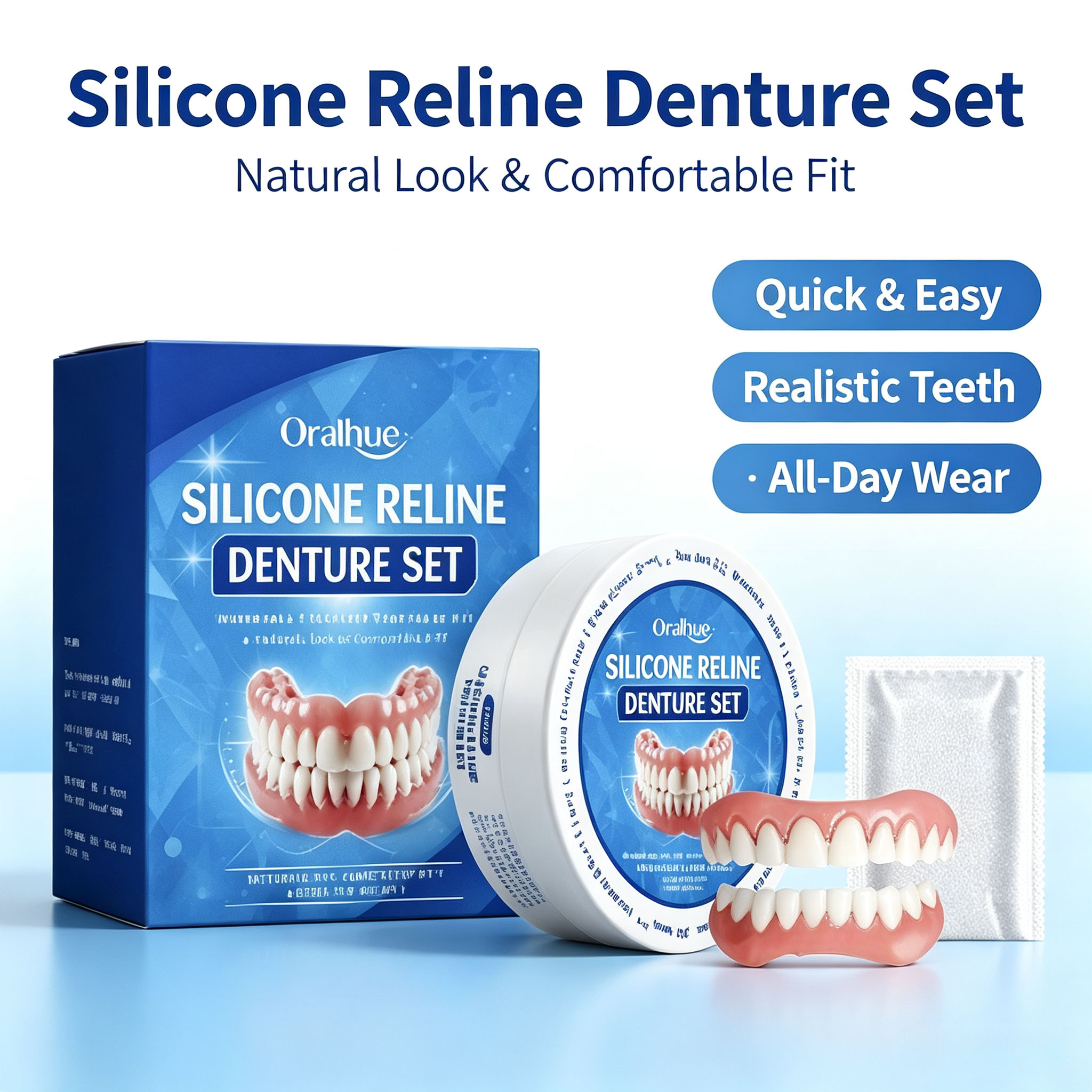Dentures en silicone pour les  - Teeth Whitening With Braces avis et prix