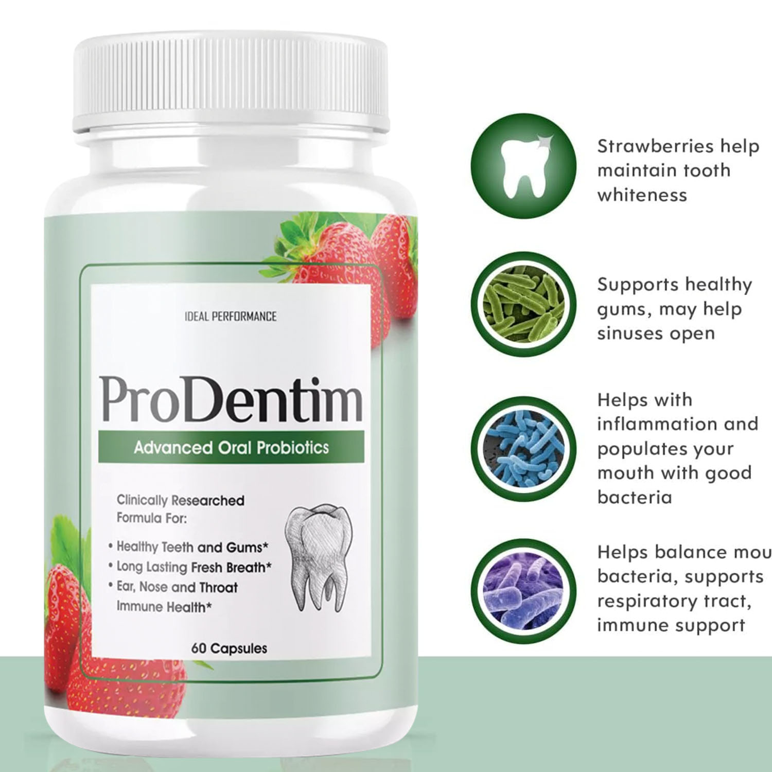 Probiotiques buccaux avancés - - Teeth Whitening Gum avis et prix