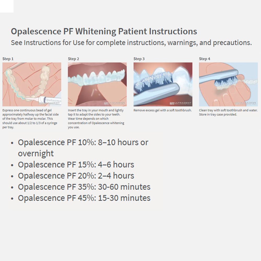 Opalwisdom-Kit de Blanchiment  - Teeth Whitening Gels Used By Dentists avis et prix