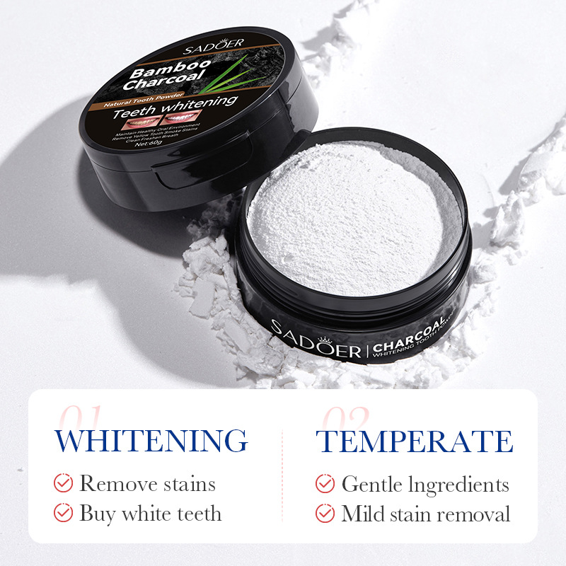 Charbon de bambou charbon acti - Teeth Whitening Charcoal avis et prix