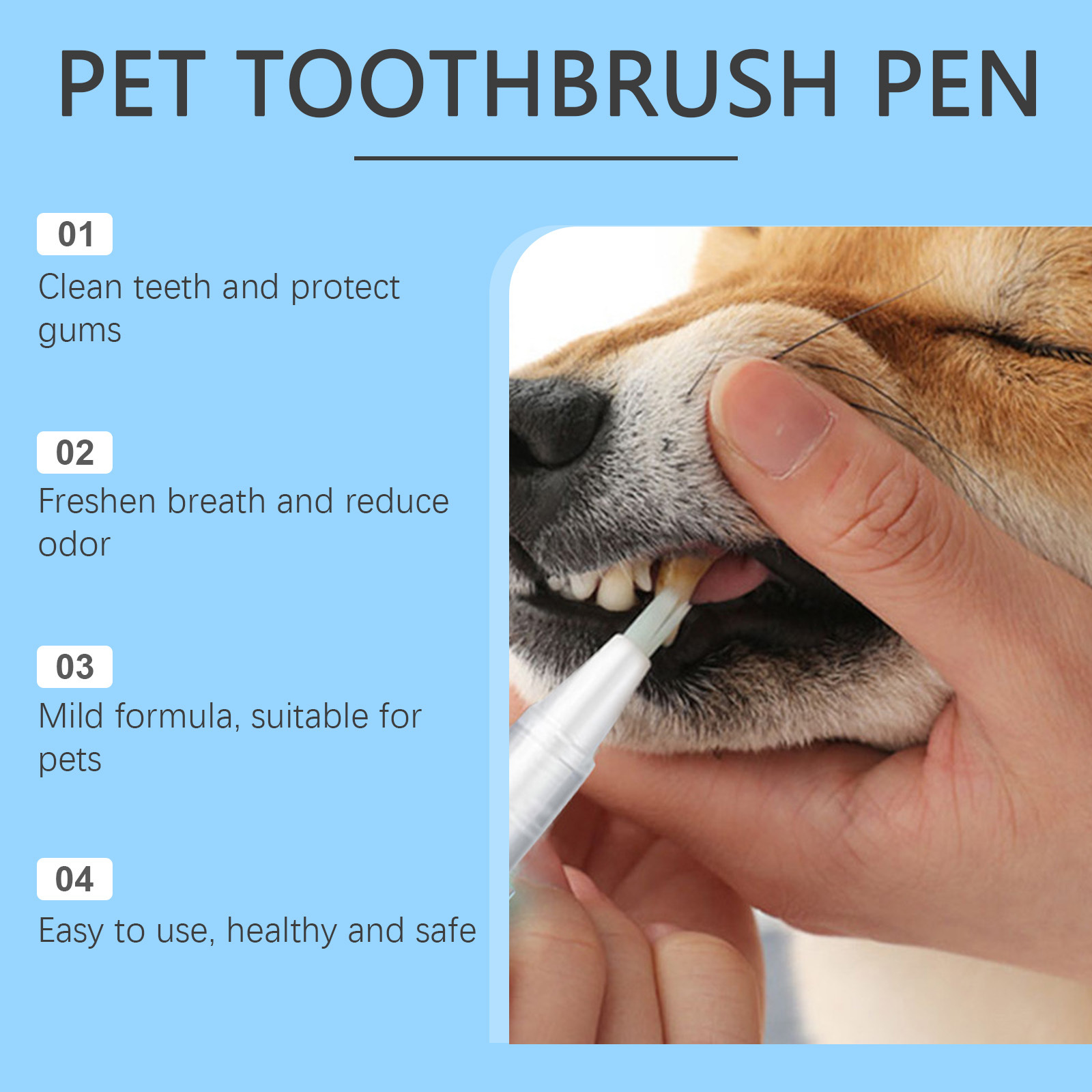 Stylo gel nettoyant buccal pou - Teeth Whitening Toothpaste avis et prix