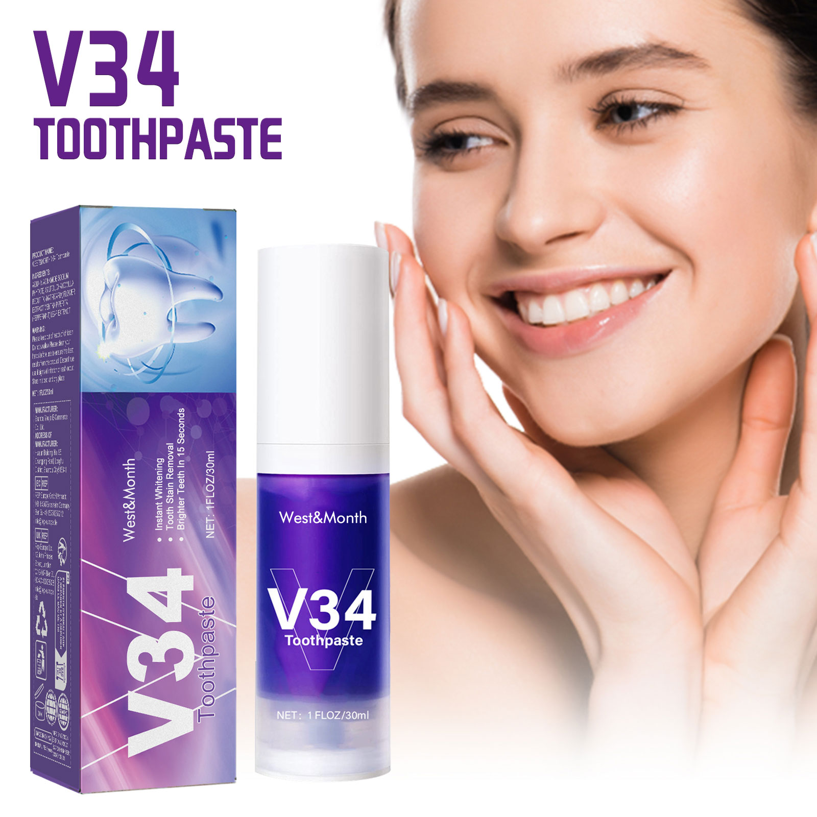 Mousse nettoyante pour les den - Teeth Whitening Crest avis et prix