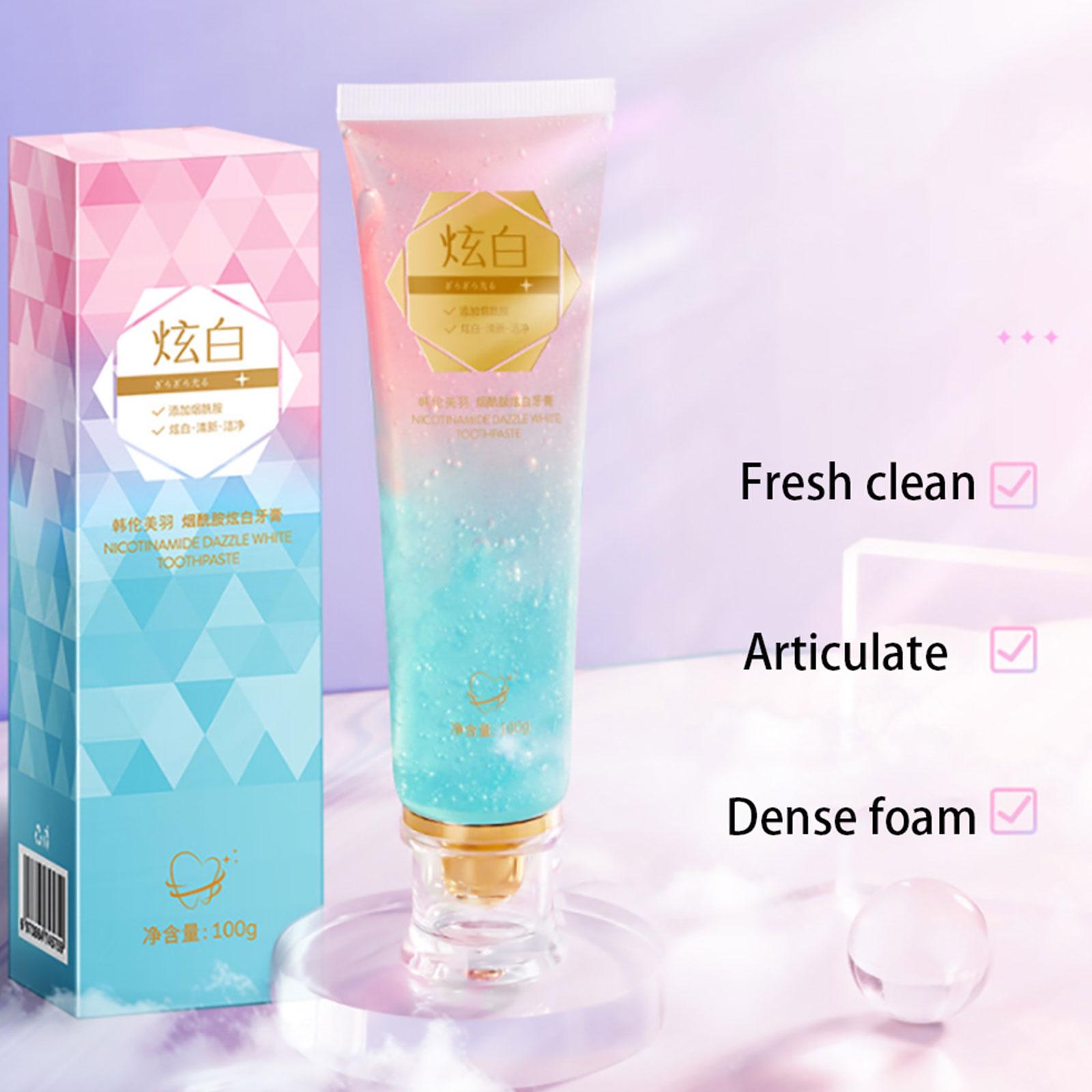 Dentifrice blanchissant Niacin - Teeth Whitening Toothpaste avis et prix