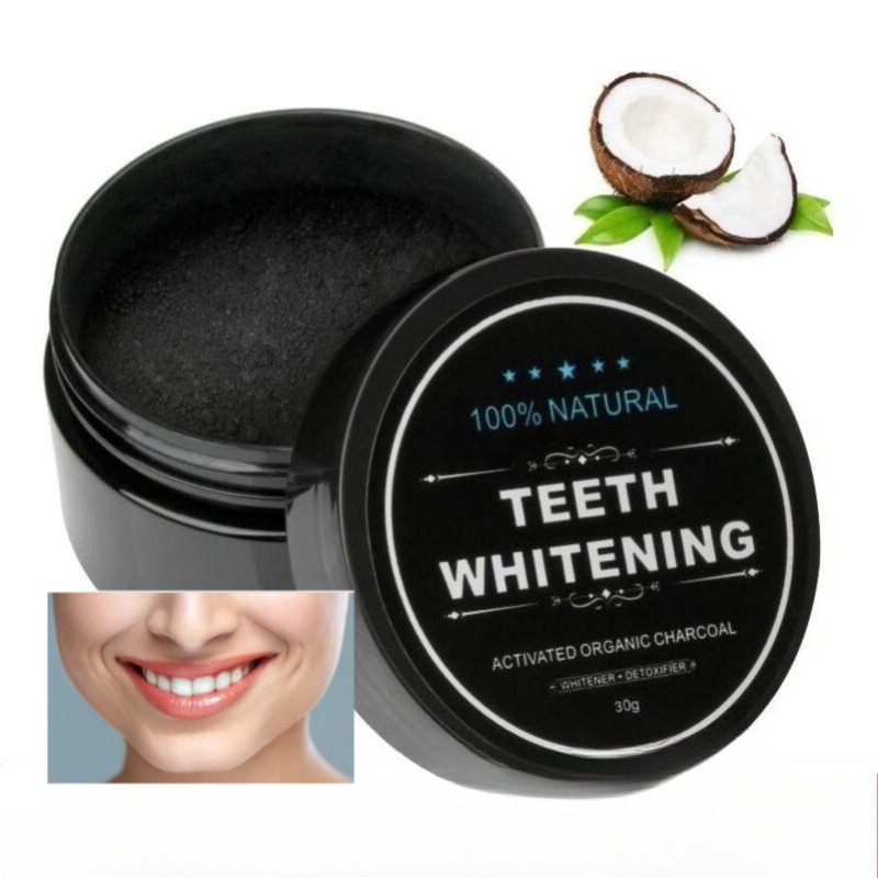 1 boîte de poudre de blanchime - Teeth Whitening Charcoal avis et prix