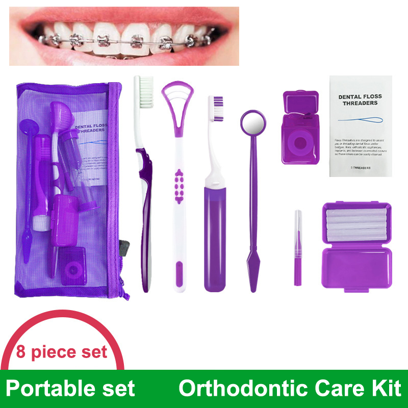 Kit de Soins Dentaires 8 Pièce - Teeth Whitening Brush avis et prix