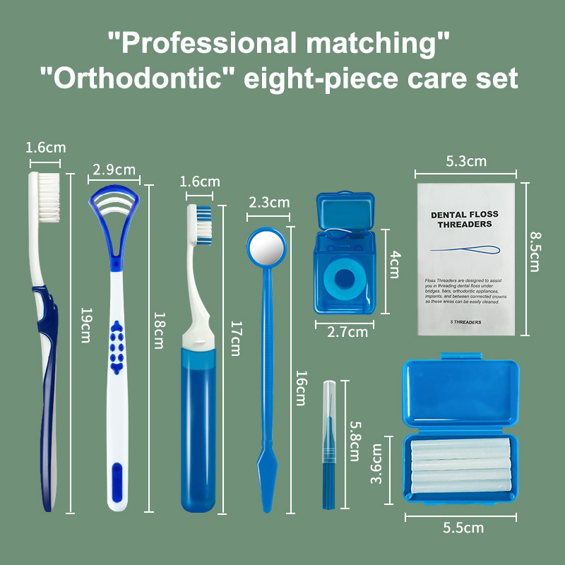 Kit de Soins Dentaires 8 Pièce - Teeth Whitening Brush avis et prix
