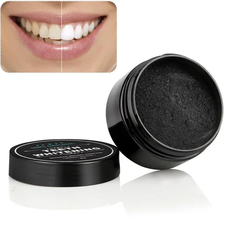 Poudre de charbon de bois de q - Teeth Whitening Charcoal avis et prix