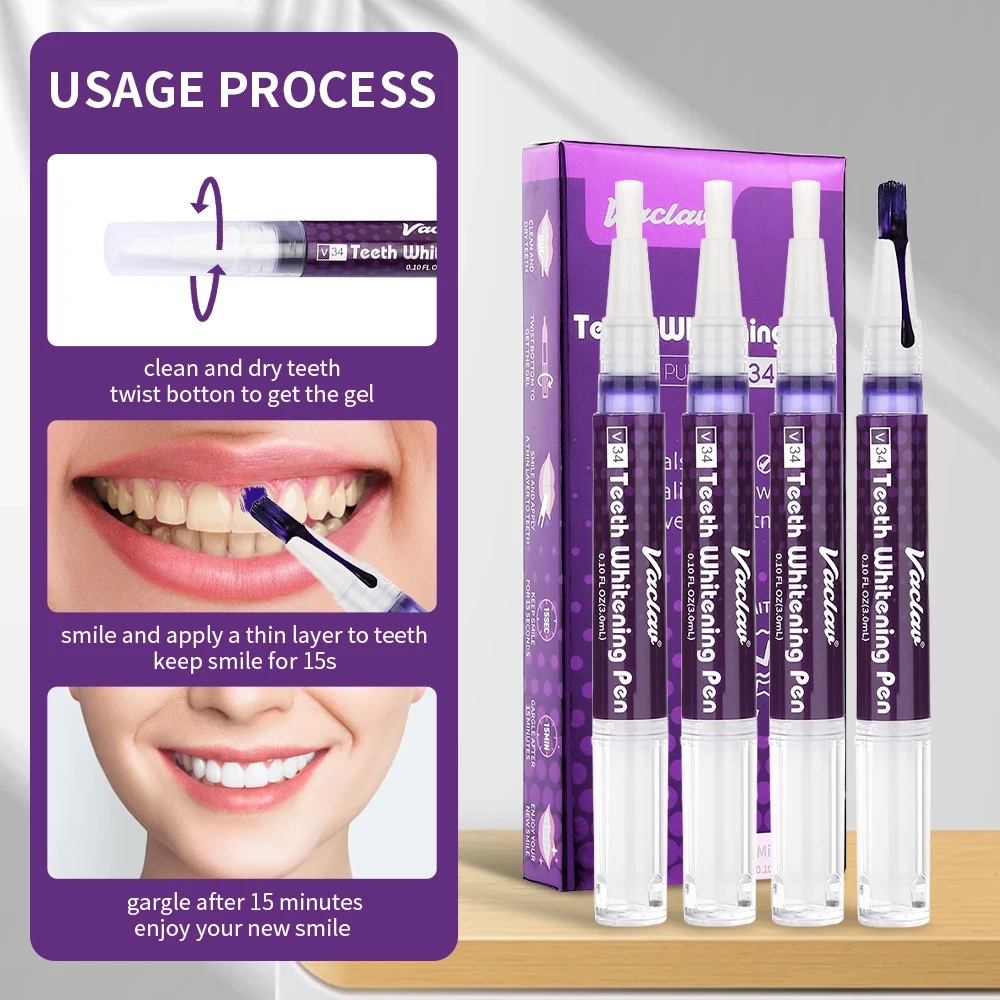 Vaclav V34 stylo gel de blanch - Teeth Whitening Crest avis et prix