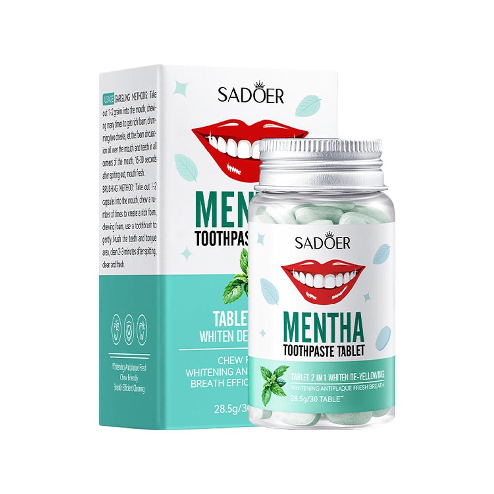 Comprimés de dentifrice solide - Teeth Whitening Charcoal avis et prix